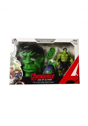 Avenger Superhero Mask -  Hulk سيت قناع  الرجل الاخضر