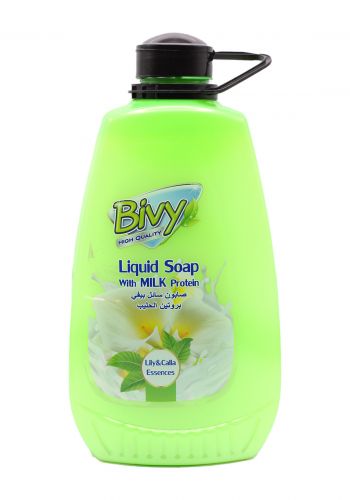 Bivy Liquid Soap سائل غسيل الصحون مع بروتين الحليب برائحة  زنبق كالا 2000 مل من بيفي
