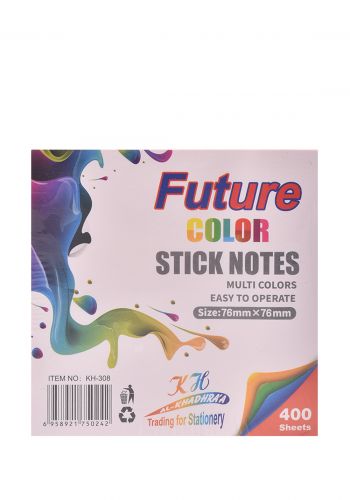 Futuro KH-308 STICK NOTES  أوراق ملاحظات متعددة الألوان  ١٠ قطع