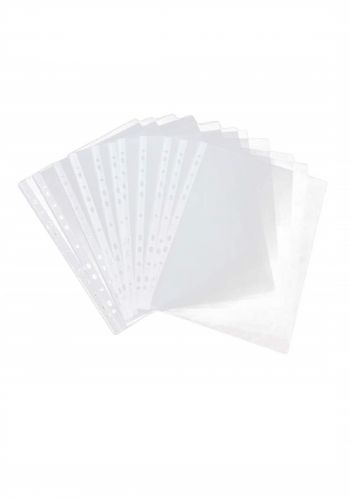 حامية أوراق شفاف علبة تحتوي ١٠٠ حافظة