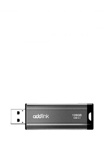 Addlink128 GB U65 USB 3.1 Flash Drive Gray فلاش بسعة 128 جيجا بايت من ادلنك