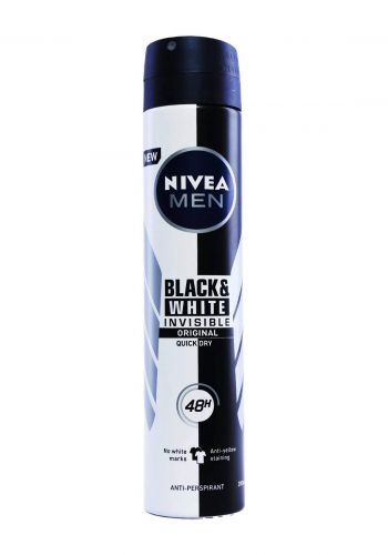 Nivea Men Anti Perspirant Black And White Invisible Original 200ml مزيل للتعرق 
