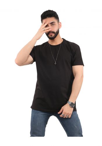 تيشرت رجالي اسود اللون 