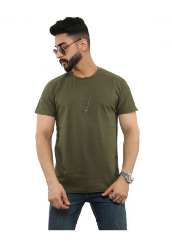 تيشرت رجالي اخضر اللون 