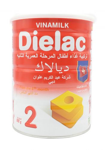 حليب ديالاك للاطفال Dielac  رقم 2  مناسب للاطفال منذ الشهر السادس 900 غرام 
