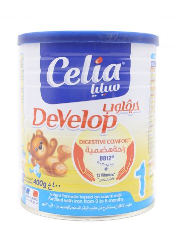 حليب سيليا  للاطفال Celia   رقم 1 مناسب للاطفال من الولادة الى عمر 6 اشهر 400 غرام 