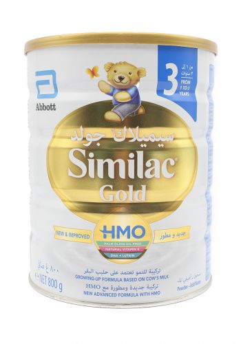 حليب سيميلاك للاطفال Similac  كولد رقم 3  مناسب للاطفال من 1 - 3 سنوات 800 غرام 