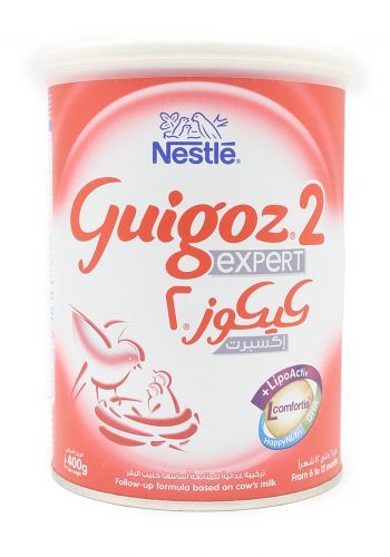 حليب كيكوز للاطفال  Nestle Guigoz 2   رقم  2 مناسب للاطفال من 6 الى 12 شهر 400 غرام 