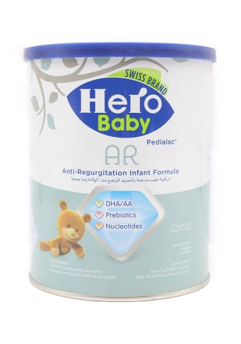 حليب هيرو بيبي للاطفال  Hero Baby AR  مناسب للاطفال منذ الولادة فما بعدها 400 غرام 