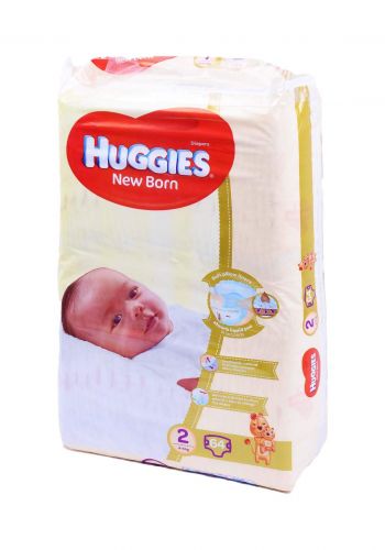 Huggies 4-6 Kg 64 Pcs حفاضات هجيز للاطفال عادي رقم 2
