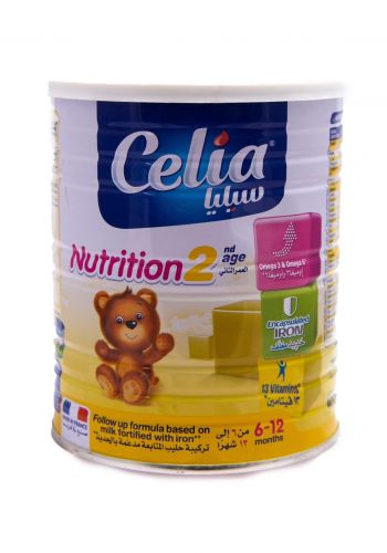 Celia Infant Formula Based On Milk Fortified With Iron 400g حليب سيليا للأطفال رقم 2