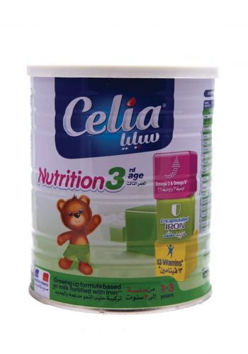 Celia Infant Formula Based On Milk Fortified With Iron 400g حليب سيليا للأطفال رقم 3
