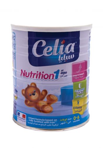Celia Infant Formula Based On Milk Fortified With Iron 400g حليب سيليا للأطفال  رقم 1