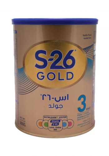 S-26 Gold Infant Formula Milk No.3 900g حليب اس 26 للأطفال رقم 3