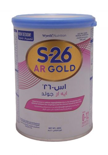 S-26 AR Gold Infant Formula Milk 400g حليب اس 26 للأطفال