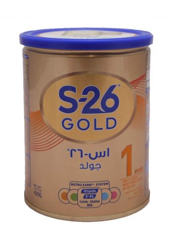 S-26 Gold Infant Formula Milk No.1 400g  حليب اس 26 للأطفال رقم 1