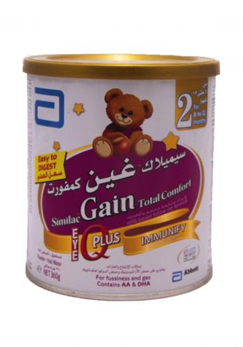 Similac Gain  Total Comfort Powder Milk 360 G حليب سيميلاك كمفورت للأطفال رقم 2