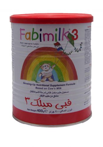 Fabimilk No.3 Powder Milk 400 G حليب فابيميلك للأطفال رقم 3
