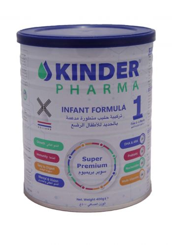 Kinder Pharma  No.1 Powder Milk 400 G حليب كيندر للأطفال رقم 1
