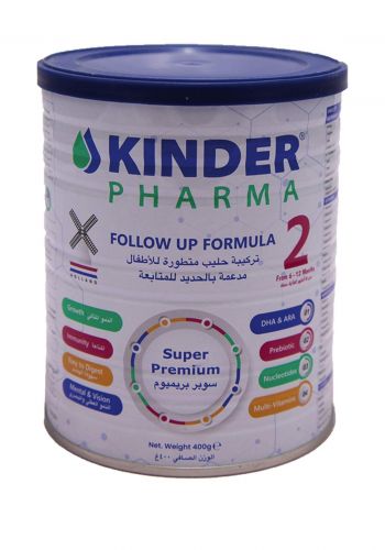 Kinder Pharma  No.2 Powder Milk 400 G حليب كيندر للأطفال رقم 2