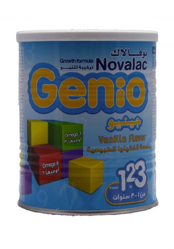 Novalac Genio Vanilla Flavour  Powder Milk 400 G حليب نوفيلاك للأطفال رقم 3 