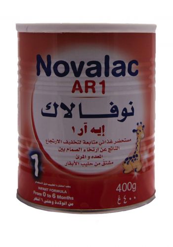 Novalac A.R. 1  Powder Milk 400 G حليب نوفيلاك للأطفال   