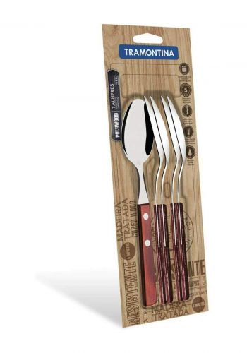 Tramontina 21103-670 Spoon Set 6 Pcs Brown سيت ملاعق طعام