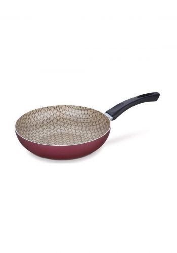Tramontina '20140-726 Deep Frying Pan Teflon Red 26 cm Red مقلاة عميقة