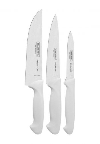 Tramontina 24499-811 PremiumKnife Set 3 Pcs White سيت سكاكين