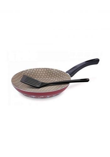 Tramontina  '20150-730 Frying Pan with Spatula 30 cm -  Red  مقلاة