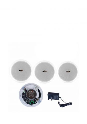  T-Star TS-AS40C  Bluetooth Ceiling Speaker 170 mm مكبر صوت بلوتوث سقفي من تي ستار- 4 قطع