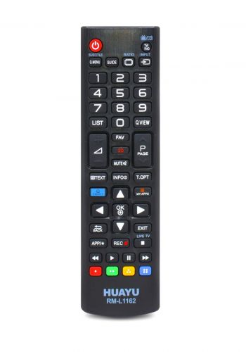 HUAYU Remote Control For LG TV - Black جهاز التحكم عن بعد
