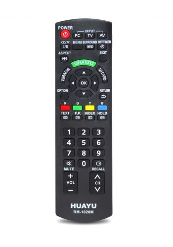 HUAYU Remote Control For Sony TV - Black جهاز التحكم عن بعد