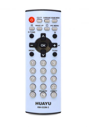 HUAYU Remote Control For Panasonic TV - White جهاز التحكم عن بعد