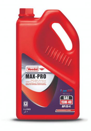 Veedol Elite 71301U29P00 15W40 Engine Oil Max Pro Ci-4 5 L زيت محرك السيارة