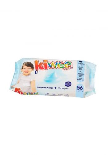 kiwee Baby 121 Wet Wips 56 Pcs  مناديل رطبة للاطفال
