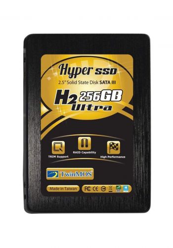 Twinmos Hyper H2 Ultra 256GB Internal Solid State Drive - Black هارد داخلي