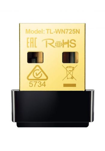 Tp-Link TL-WN725N 150Mbps Wireless N Nano USB Adapter - Black