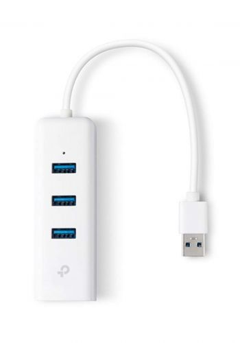 Tp-Link UE330 ETHERNET+USB HUB USB 3.0 3-Port Hub 2 in 1 USB Adapter - White
