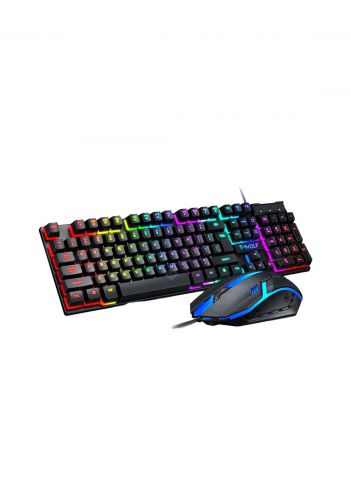 T-wolf TF200 Wired Keyboard and Mouse Kit Gaming RGB لوحة مفاتيح وماوس