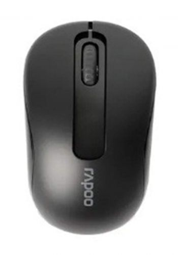 Rapoo M10 Plus Wireless Mouse - Black ماوس
