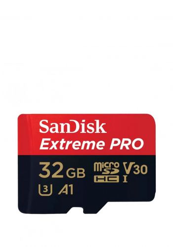 بطاقة ذاكرة SanDisk Extreme Pro Micro-Sdxc Uhs Card 32gb R (170 Mb) W (90 Mb)