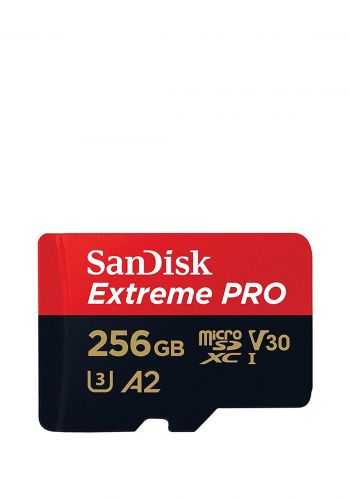 بطاقة ذاكرة SanDisk Extreme Pro Micro-Sdxc Uhs Card 256gb R (170 Mb) W (90 Mb) 4k