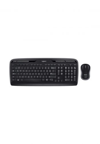 Logitech Wireless Combo MK330 Keyboard and mouse set -Black  لوحة مفاتيح وماوس