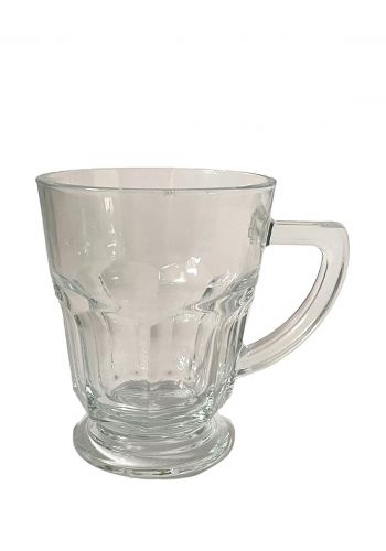 كوب زجاج شفاف السعة 270 مل