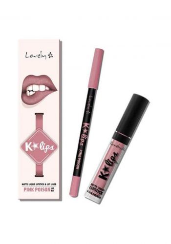 Lovely Lipstic Pink Poison NO.2 احمر شفاه