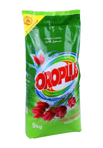 Oroplus Washing Powder Flowers  9 Kg    مسحوق غسيل الملابس للغسالات العادية