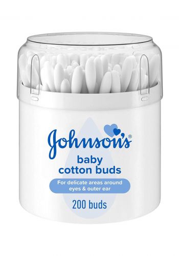 Johnson's Baby Cotton Buds, Pack of 200 اعواد تنظيف الاذان