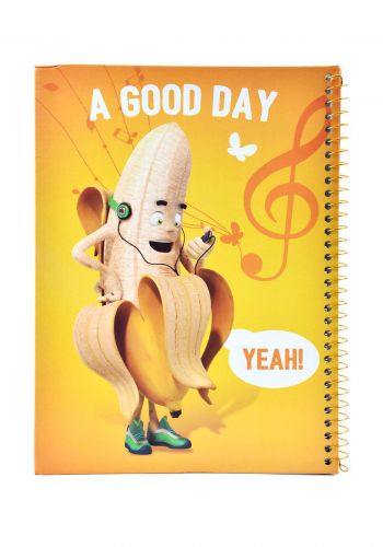 دفتر سيم 100 ورقة بطبعة A good day