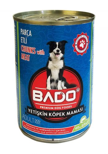 Bado Dog Food طعام معلب للكلاب ٤١٥غم من بادو
